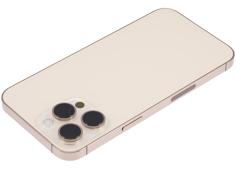 Tapa trasera para iPhone 14 Pro Max (Version EE.UU.) sin logo (Oro)