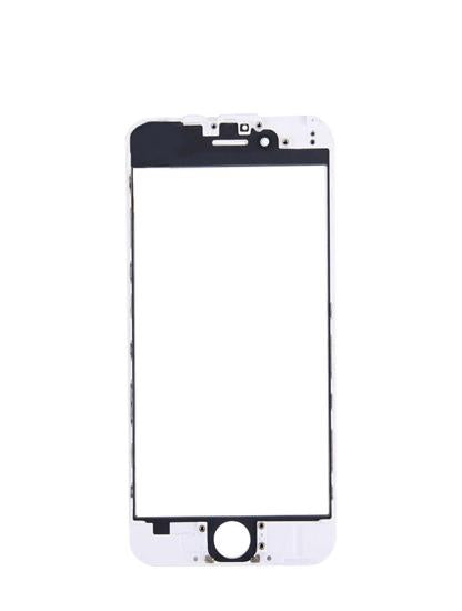 Cristal frontal con marco para iPhone 6 Plus (Paquete de 2) (Blanco)