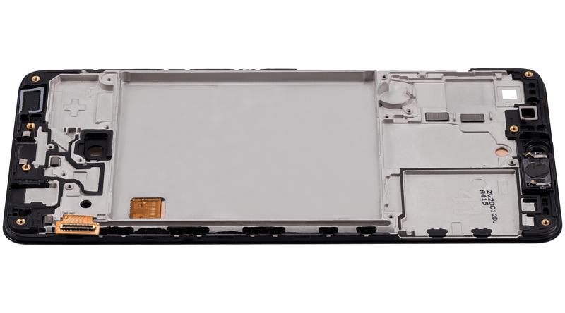 Pantalla OLED con marco para Samsung Galaxy A41 (A415 / 2020) (Prism Crush Black) reacondicionada