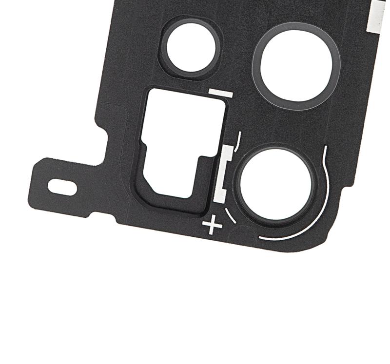 Lente de camara trasera con aro para Samsung Galaxy S20 Plus (Negro Cosmico)