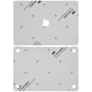Skin 2 en 1 (superior e inferior) para MacBook Air 13" Retina (A2179 / Inicios de 2020) (Plata)