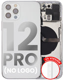 Tapa trasera para iPhone 12 Pro con componentes pequenos pre-instalados (Version internacional) (Plata)