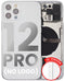 Tapa trasera para iPhone 12 Pro con componentes pequenos pre-instalados (Version internacional) (Plata)