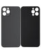 Tapa trasera para iPhone 12 Pro con adhesivo 3M (Orificio grande para camara) (Grafito)