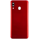 Tapa trasera con lente de camara para Samsung Galaxy A20 (A205 / 2019) (Rojo)