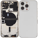 Tapa trasera para iPhone 13 Pro con componentes pequeños pre-instalados (versión internacional) (Usado original Grado B) (Plata)