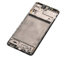 Pantalla OLED para Samsung Galaxy M51 con marco (Negro Celestial)