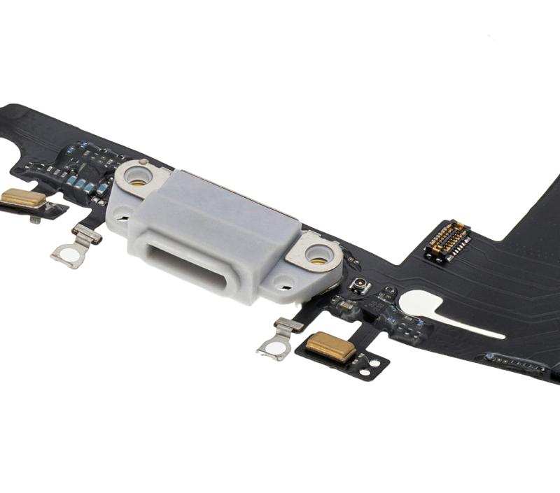 Puerto de carga para iPhone 8 Plus (Premium) (Plata)