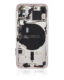 Tapa trasera para iPhone 13 Mini con componentes pequenos pre-instalados (Version internacional, Rosa)