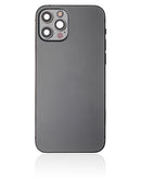 Tapa trasera para iPhone 12 Pro con componentes pequenos pre-instalados (Version EE.UU.) (Usada original grado C) (Grafito)