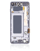 Pantalla USADA OLED para Samsung Galaxy S10 con marco (Negro Prism / Ceramico)