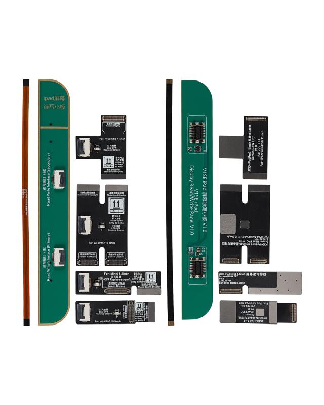 Adaptador de reparacion de pantalla para iPad (Paquete estandar con 4 FPCs R&W y 1 FPC de extension) (JCID)
