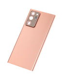 Tapa trasera con lente de camara para Samsung Galaxy Note 20 Ultra (Sin logo) (Mystic Bronze)