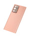 Tapa trasera con lente de camara para Samsung Galaxy Note 20 Ultra (Sin logo) (Mystic Bronze)