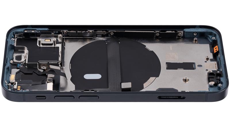 Tapa trasera con componentes pequeños pre-instalados para iPhone 13 Mini (Versión Internacional) (Original Usada: Grado C) (Medianoche)