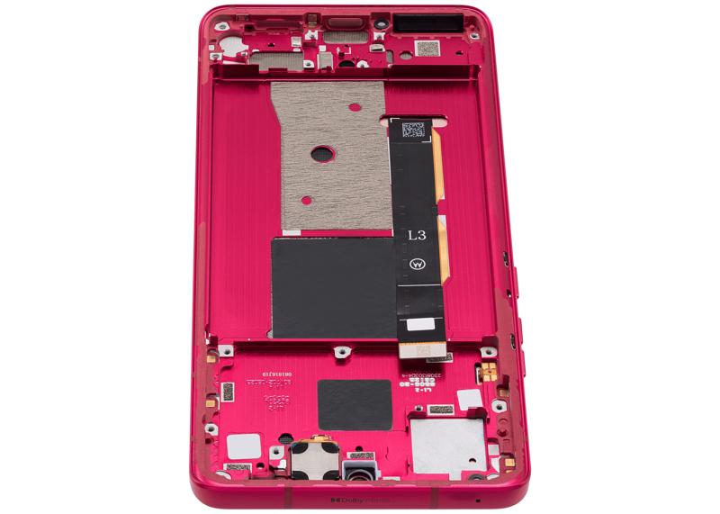 Pantalla OLED con marco para Motorola Moto Edge 40 (XT2303-3 / 2023) Viva Magenta reacondicionada