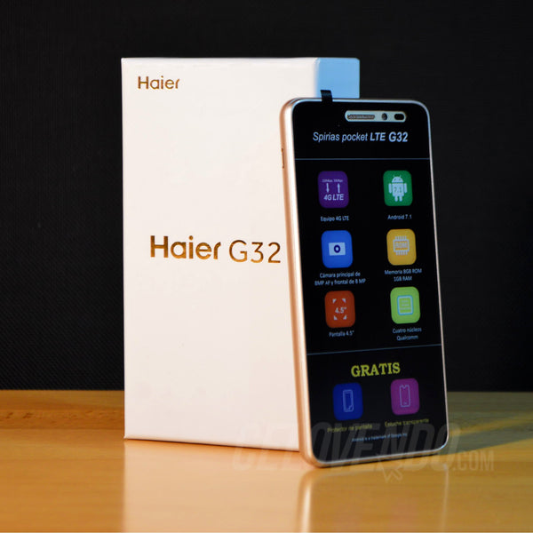 Celular Haier G32 Nuevo color Negro | Tigo | Incluye caja sellada y Accesorios