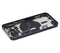 Tapa trasera para iPhone 12 Mini con componentes pequeños pre-instalados (Versión Internacional, Negro)