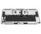 Cubierta superior con bateria y teclado para MacBook Pro 15" con Touch Bar (A1707 / Finales 2016 / Mediados 2017) (Ingles UK) (Plata)