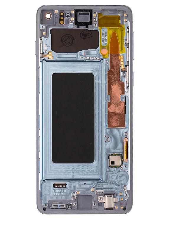 Pantalla OLED con marco para Samsung Galaxy S10 (Azul Prisma) Reacondicionada