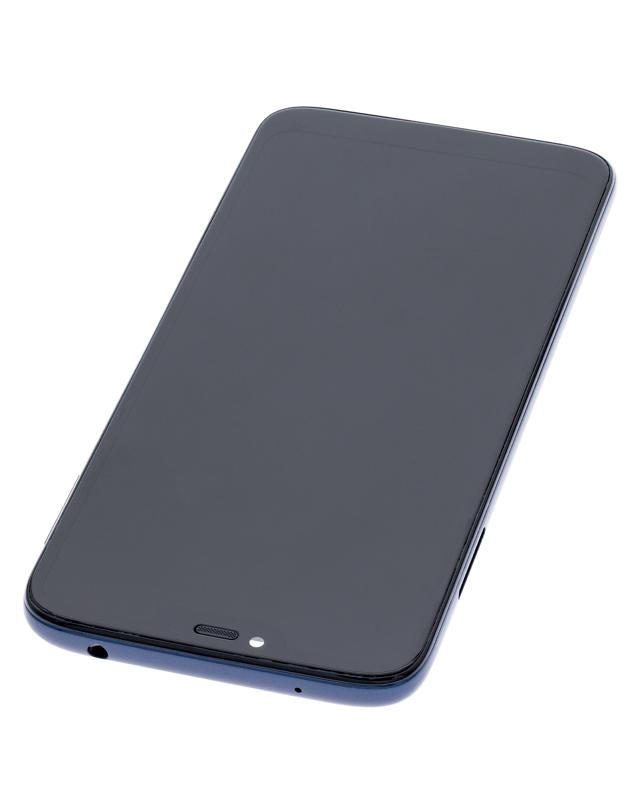 Pantalla LCD con marco para Motorola Moto G7 Power (XT1955-2/4/7 / 2019) (Version Internacional) Azul Marino