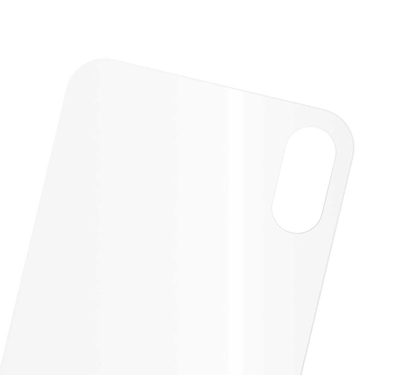 Tapa trasera de vidrio templado Casper para iPhone X / XS (Paquete de 10) (Transparente)