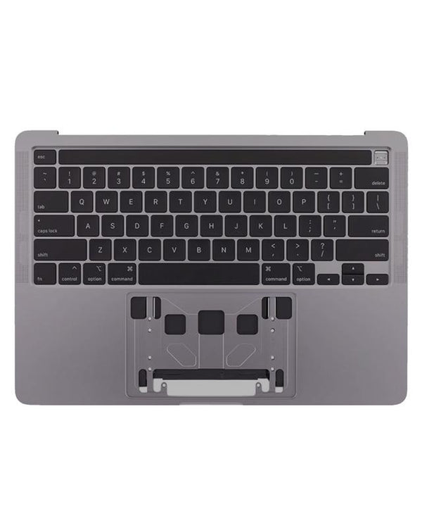 Carcasa superior con bateria y teclado para MacBook Pro 13" (A2289 / Principios de 2020) (Teclado US) (Gris Espacial)