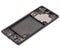 Pantalla OLED con marco para Samsung Galaxy A71 5G (Prism Cube Black)