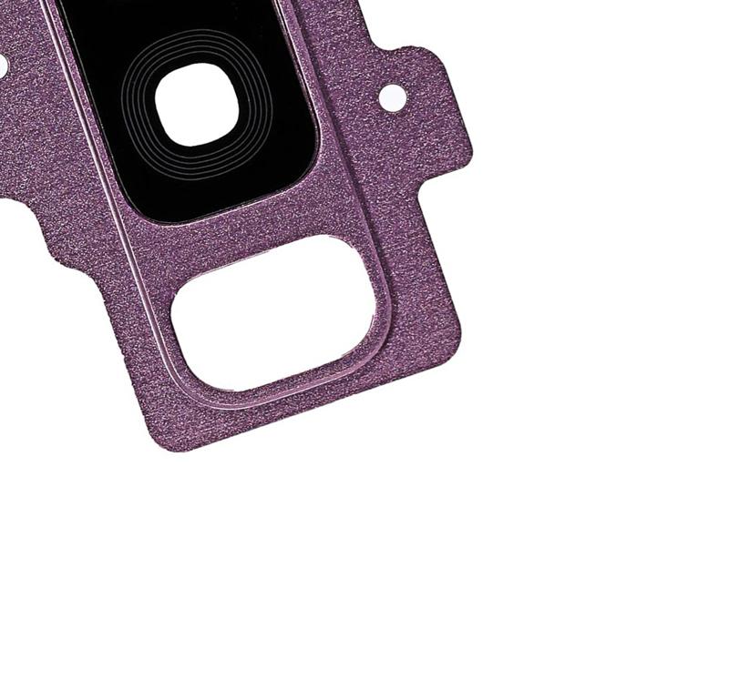 Lente de Camara Trasera con Marco para Samsung Galaxy S9 Plus (Morado)