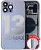Tapa trasera con componentes pequeños pre-instalados para iPhone 13 Pro Max (Versión EE.UU.) (Usado, Original, Grado A) (Azul Sierra)