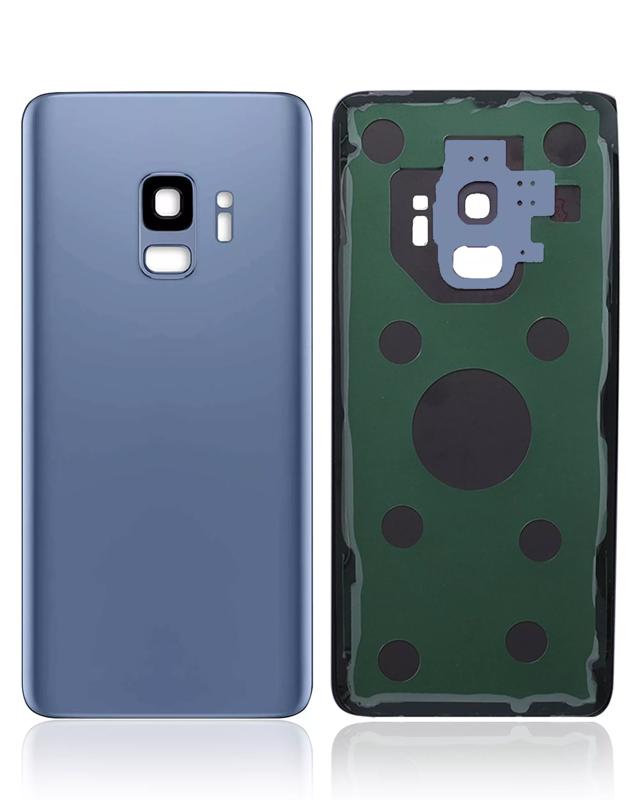 Tapa trasera con lente de camara para Samsung Galaxy S9 (Original) (Azul Coral)