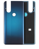 Tapa trasera original para Motorola One Hyper (XT2027-1 / 2020) en color azul profundo