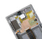Pantalla OLED para Samsung Galaxy Note 10 Plus / 5G con marco (Aura Glow / Plata) original