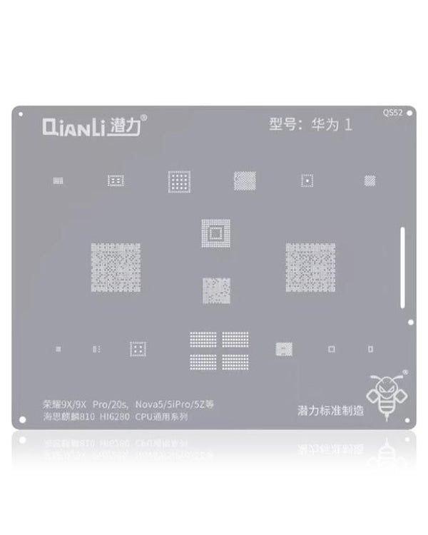 Stencil Bumblebee (QS52) para Huawei Honor 9X / Pro / 20S / Nova 5 / 5i Pro / 5Z (Kirin810) (HI6280) CPU Serie Universal (Qianli)