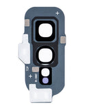 Lente de camara trasera con aro de cubierta para Samsung Galaxy S10E (Prism Black)