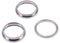 Aro de bisel para camara trasera para iPhone 15 Pro (Titanio Blanco) (Set de 3 piezas)
