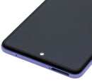 Pantalla OLED con marco para Samsung Galaxy A72 (A725 / 2021) color Violeta Espectacular original
