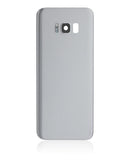 Tapa trasera con lente de camara para Samsung Galaxy S8 Plus (Plata Artica)