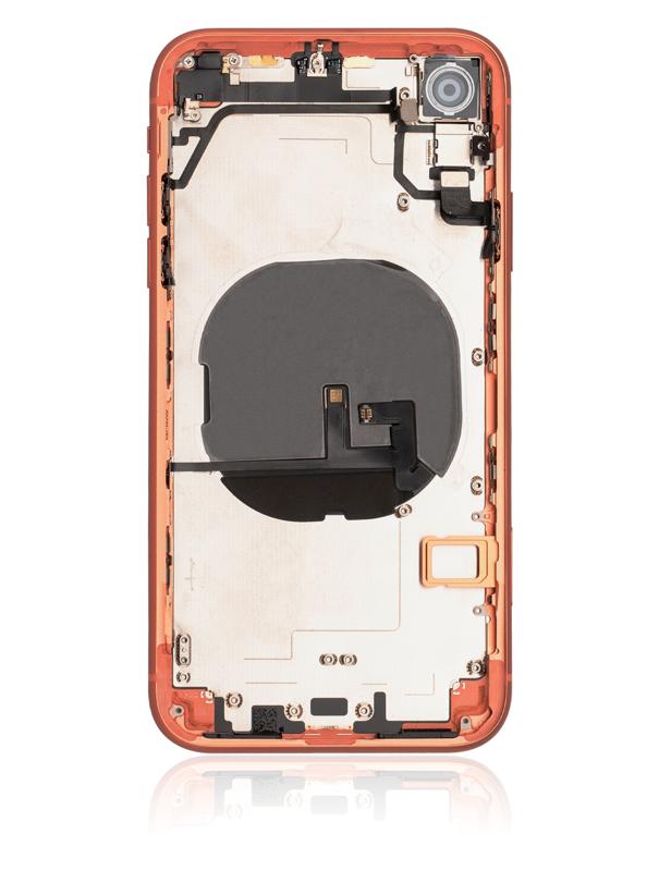 Tapa trasera para iPhone XR con componentes pequenos pre-instalados (Coral)