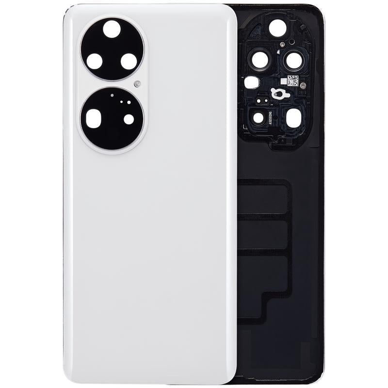 Tapa trasera con lente de camara para Huawei P50 Pro (Blanco Perla)