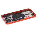Tapa trasera para iPhone 12 Mini rojo con componentes pequeños pre-instalados