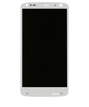 Pantalla LCD con marco para Motorola Moto X Force (XT1580 / 2015) / Droid Turbo 2 (XT1585 / 2015) Blanca