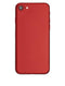 Tapa trasera con componentes pequenos pre-instalados para iPhone 8 (Usado OEM Grado C) (Rojo)