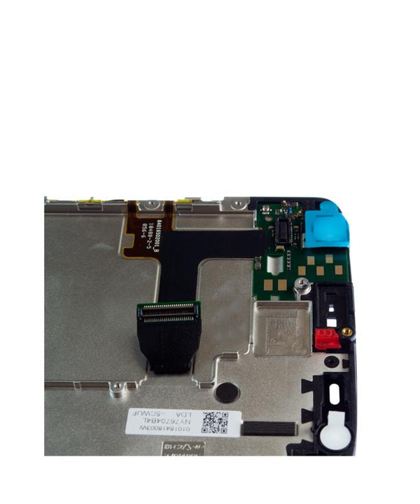 Pantalla LCD con marco para Motorola Moto X Force (XT1580 / 2015) / Droid Turbo 2 (XT1585 / 2015) Blanca