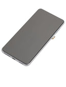 Pantalla OLED con marco para Samsung Galaxy S21 Plus 5G (Usada original Grado B/C) (Plata Fantasma)