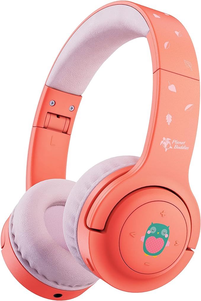 PLANET BUDDIES AUDIFONOS BUHO ROSADO