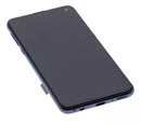 Pantalla OLED para Samsung Galaxy S10E con marco (original) (Negro Prisma)