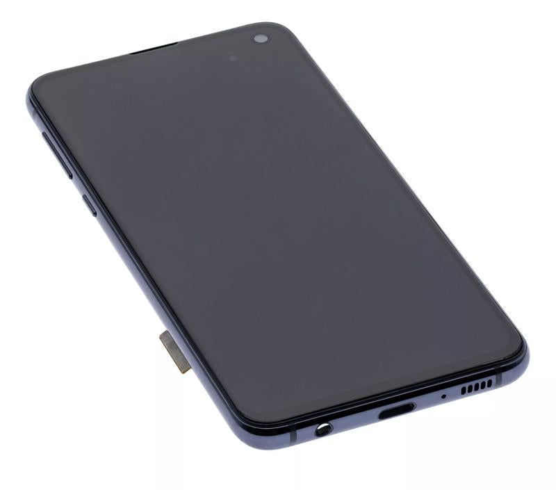 Pantalla OLED para Samsung Galaxy S10E con marco (original) (Negro Prisma)