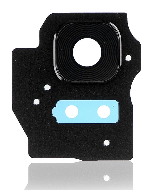 Lente de camara trasera con aro para Samsung Galaxy S8 Plus (Negro)