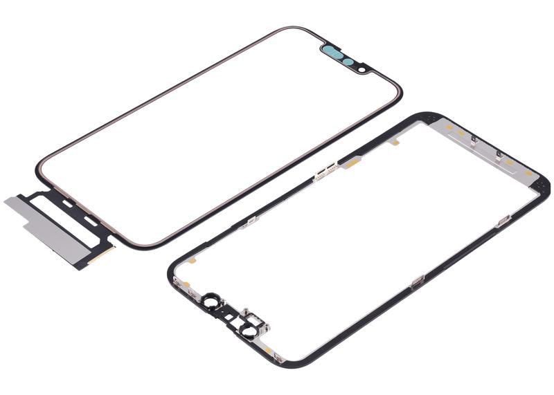 4 en 1 con marco incluido (Cristal frontal + OCA + Pantalla táctil + OCA preinstalada) para iPhone 13